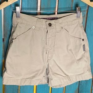 Silver Jeans gray carpenter shorts size 26 made in Canada